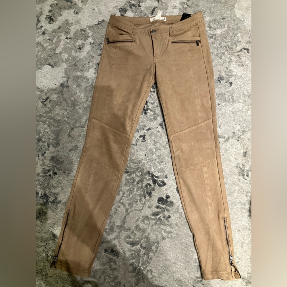 peach cloth pants